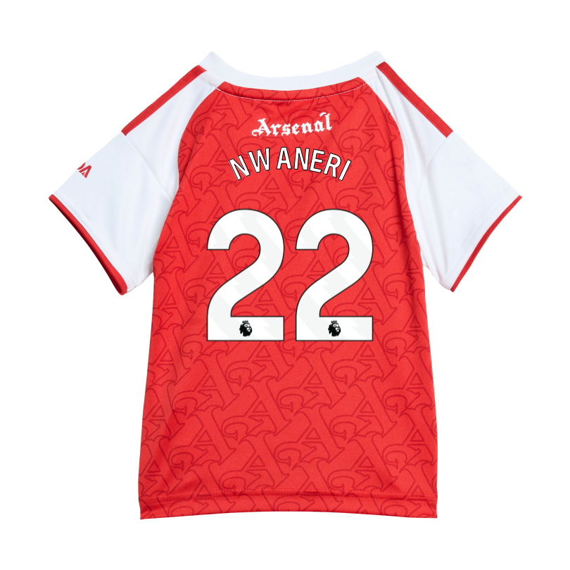 Arsenal adidas 25/26 Home Baby Kit