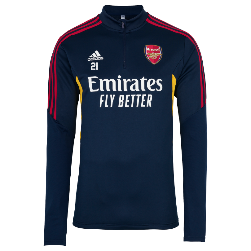 Arsenal Junior 22/23 Navy 1/4 Zip Training Top