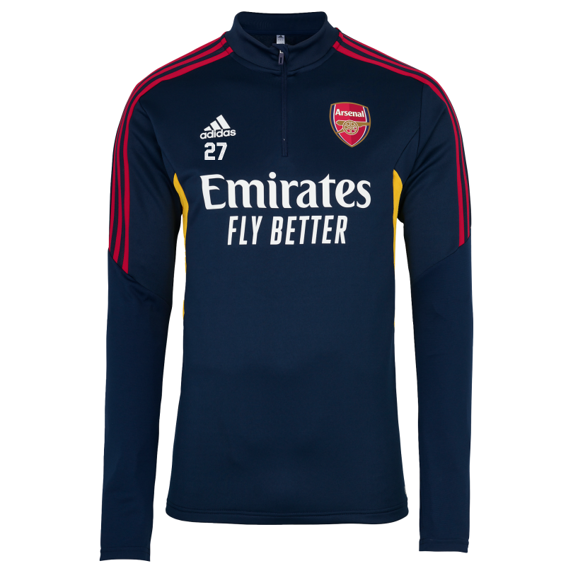 Arsenal Junior 22/23 Navy 1/4 Zip Training Top