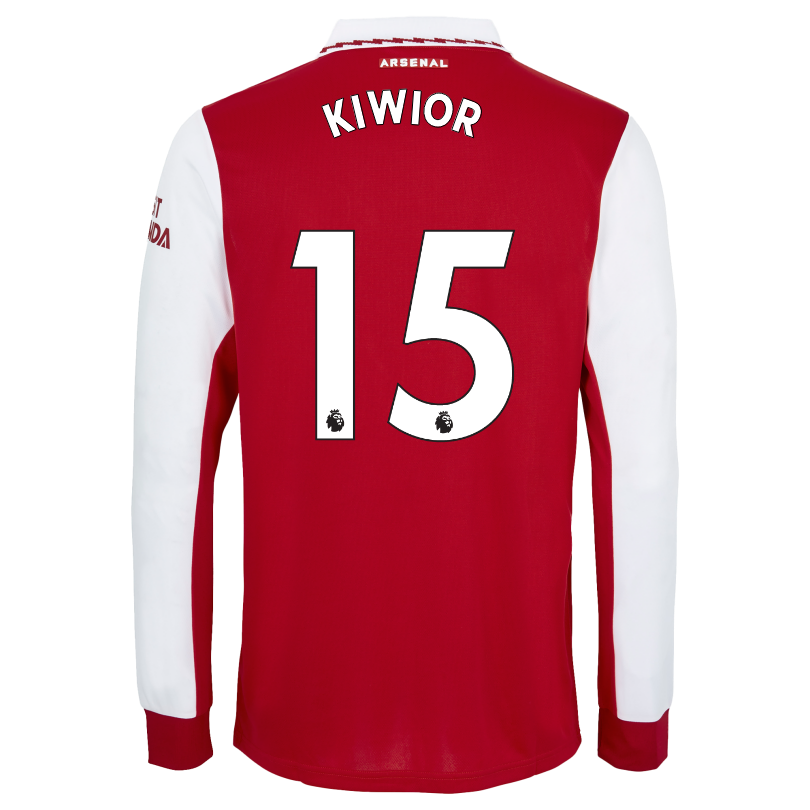 Arsenal Junior 22/23 Long Sleeve Home Shirt