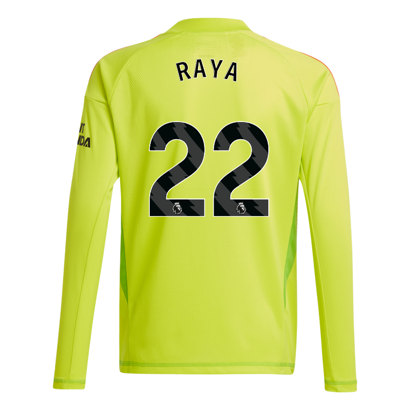 Arsenal adidas Kids 24/25 Yellow Goalkeeper Long Sleeved Shirt