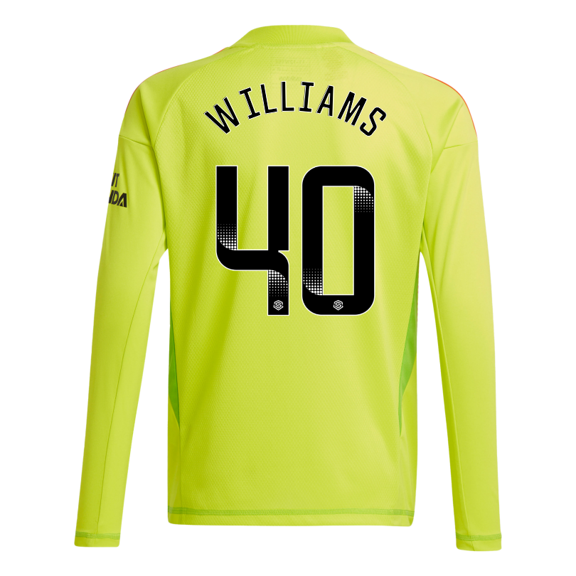 Arsenal adidas Kids 24/25 Yellow Goalkeeper Long Sleeved Shirt