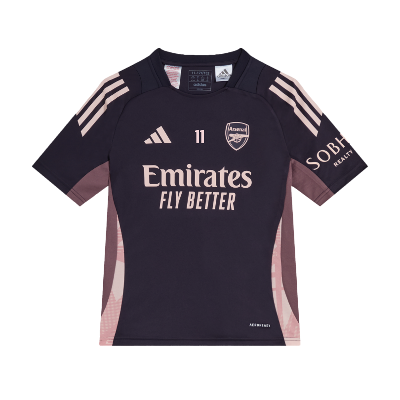 Arsenal adidas Kids 24/25 Aurora Black Training Shirt