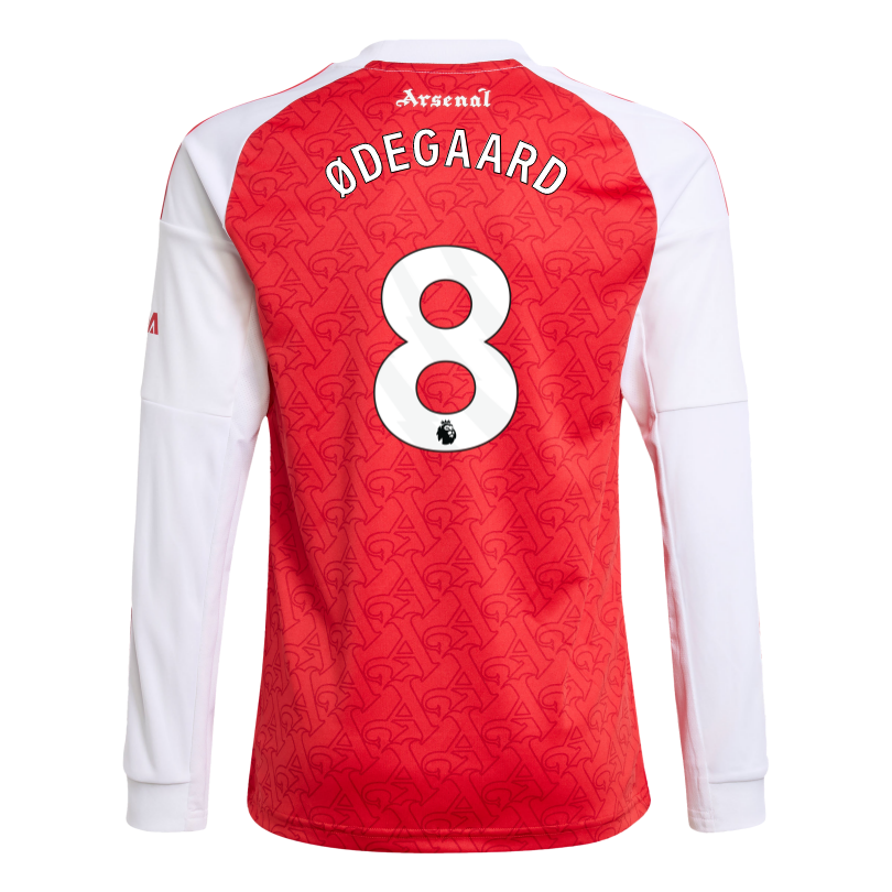 Arsenal adidas Kids 25/26 Long Sleeved Home Shirt