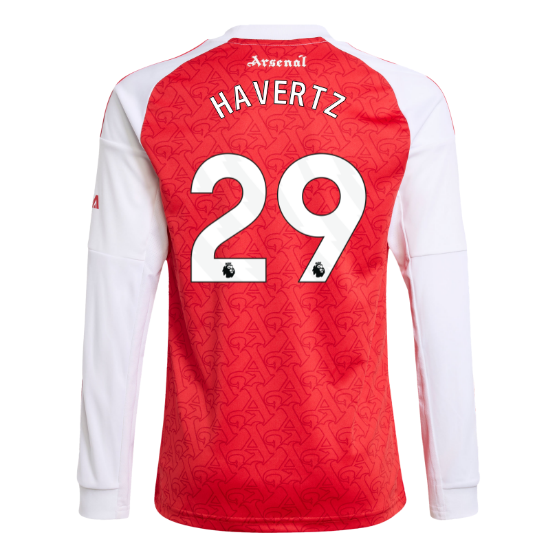 Arsenal adidas Kids 25/26 Long Sleeved Home Shirt