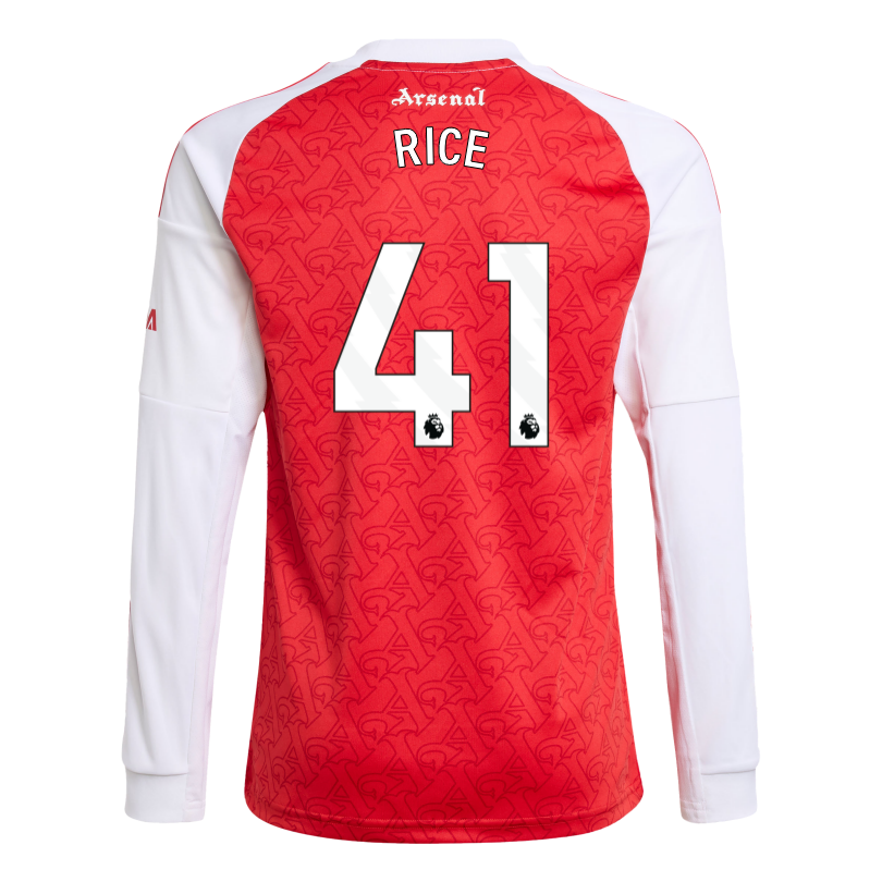 Arsenal adidas Kids 25/26 Long Sleeved Home Shirt