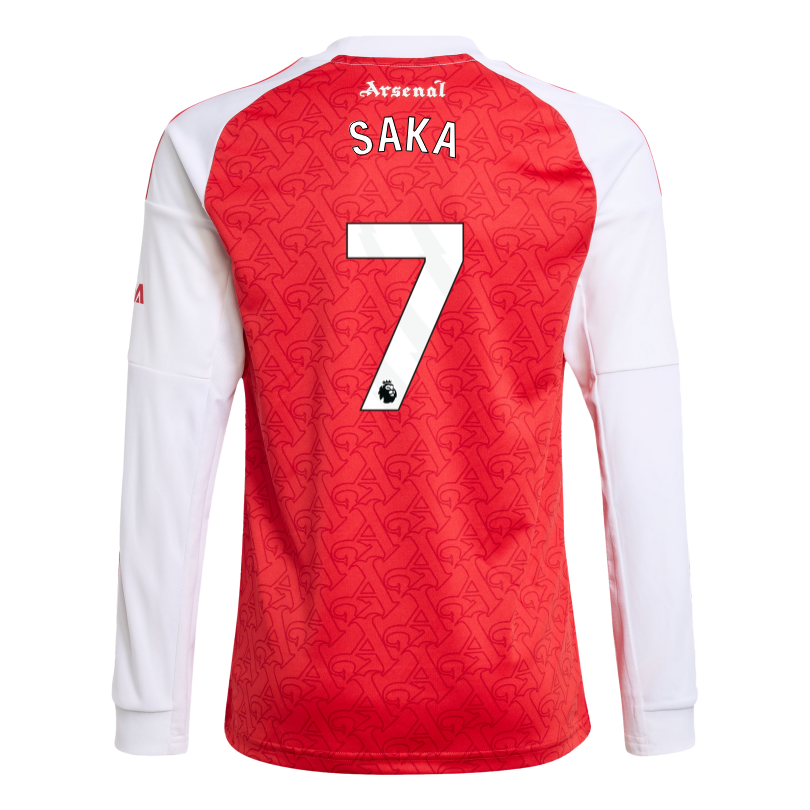 Arsenal adidas Kids 25/26 Long Sleeved Home Shirt
