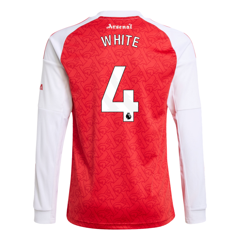 Arsenal adidas Kids 25/26 Long Sleeved Home Shirt