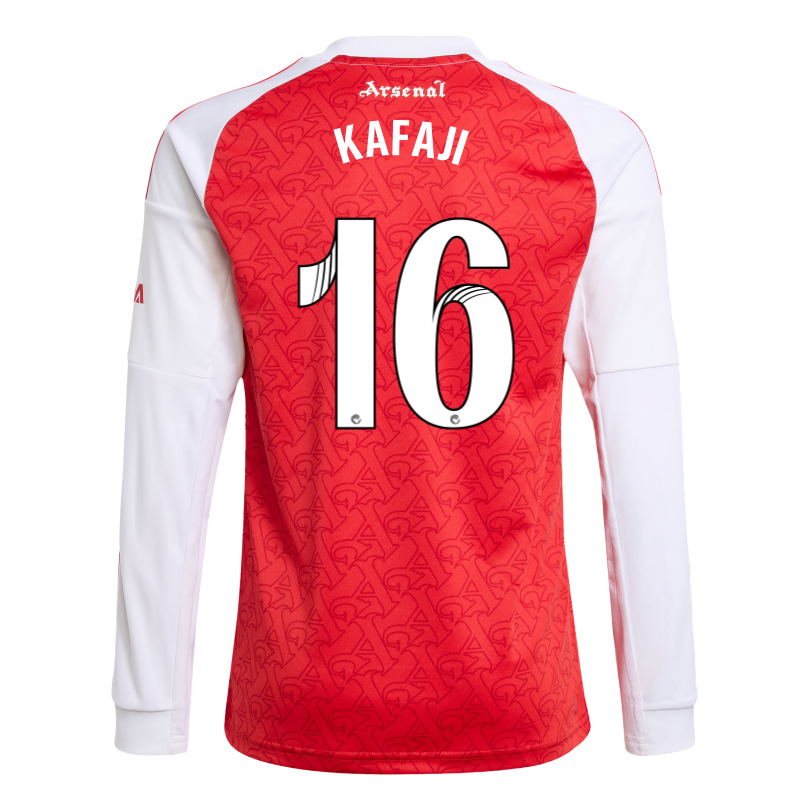 Arsenal adidas Kids 25/26 Long Sleeved Home Shirt