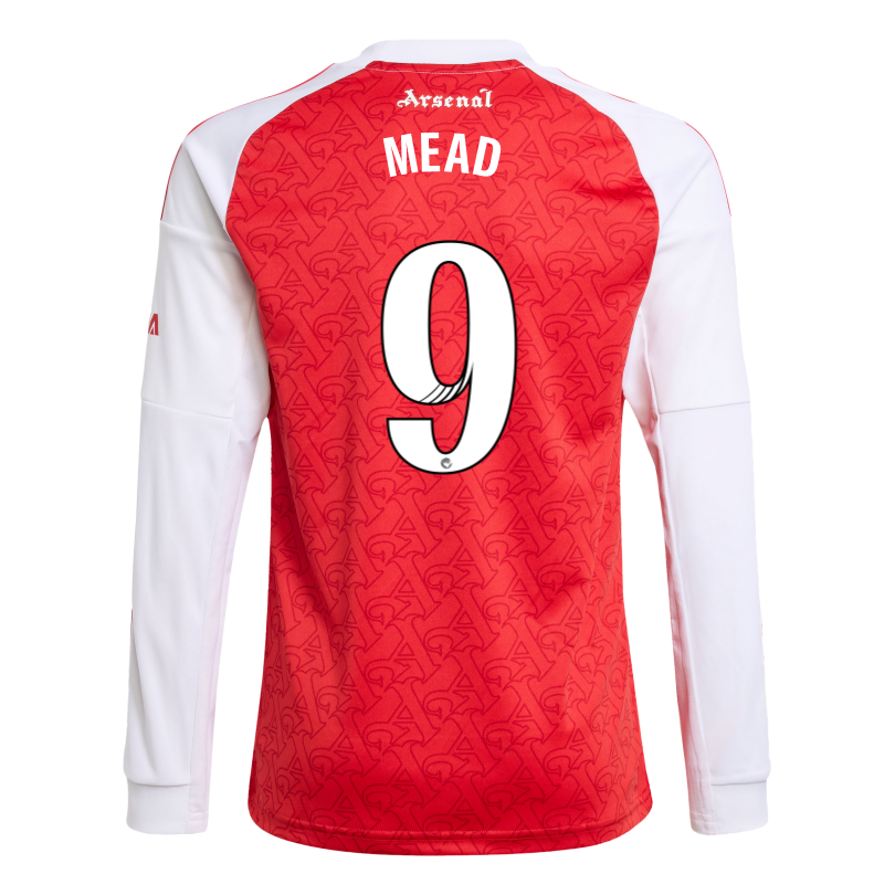 Arsenal adidas Kids 25/26 Long Sleeved Home Shirt