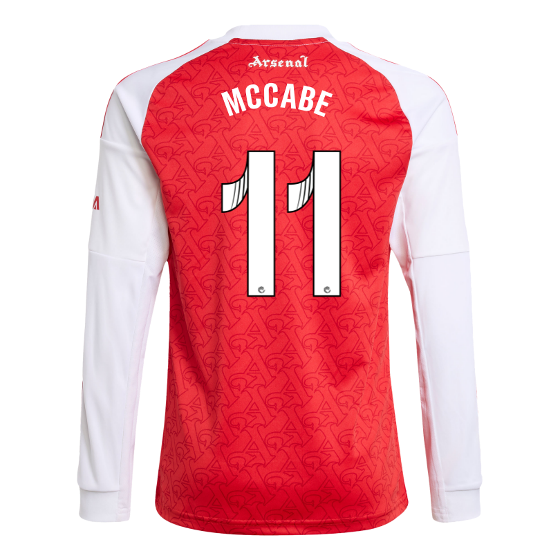 Arsenal adidas Kids 25/26 Long Sleeved Home Shirt