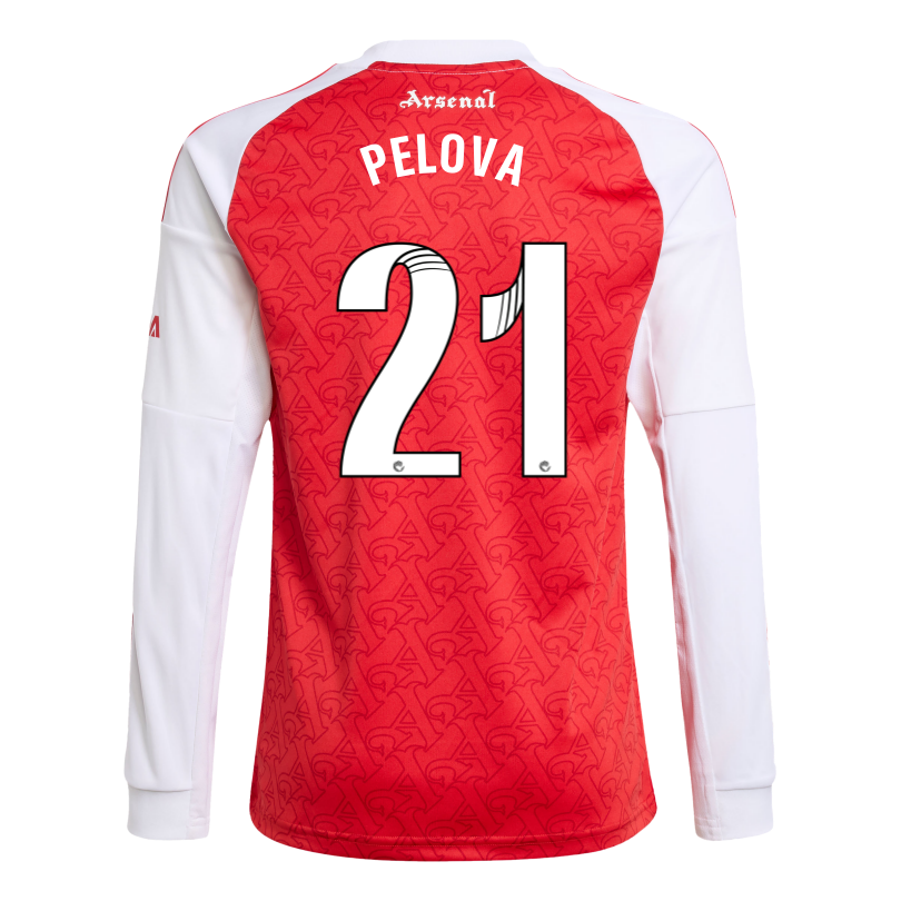 Arsenal adidas Kids 25/26 Long Sleeved Home Shirt