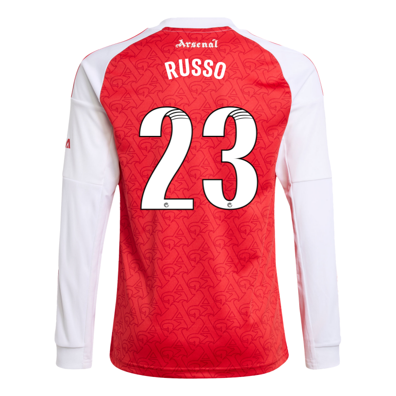 Arsenal adidas Kids 25/26 Long Sleeved Home Shirt