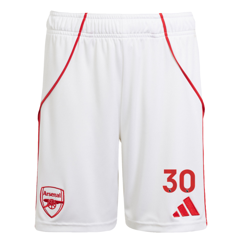 Arsenal adidas Kids 25/26 Home Shorts