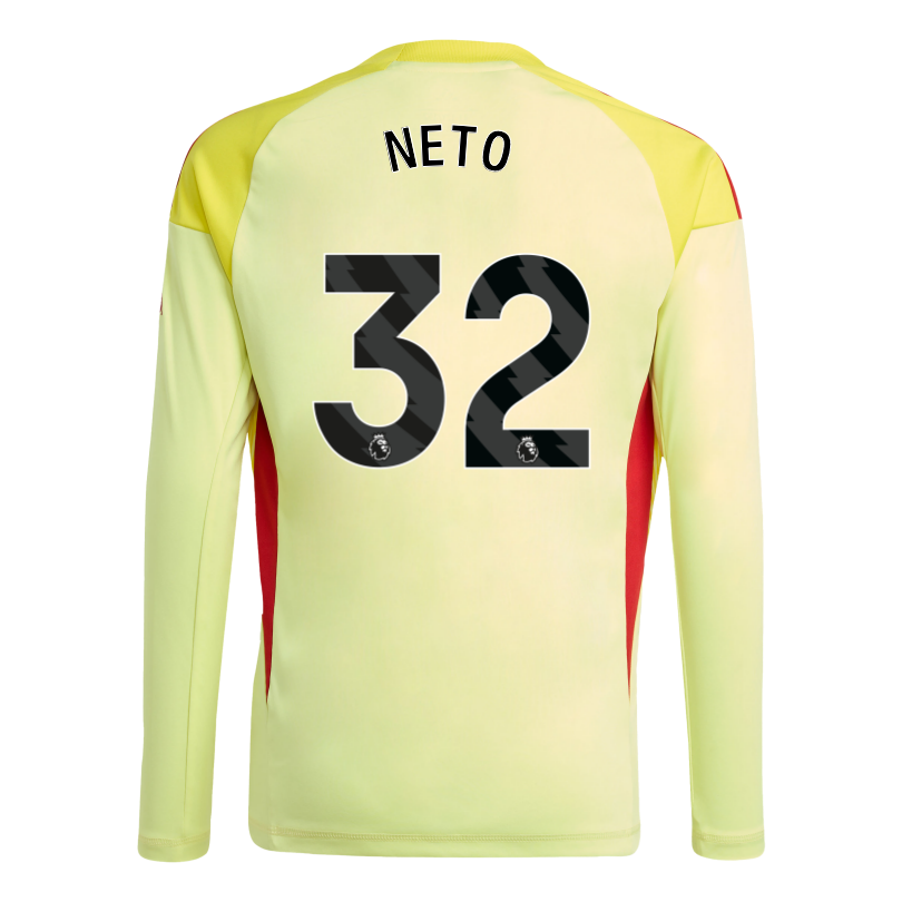 Arsenal adidas Kids 25/26 Long Sleeved Home Goalkeeper Shirt