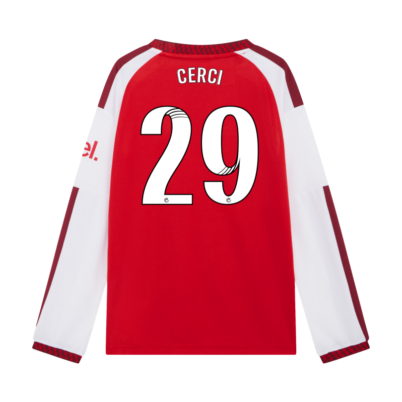Arsenal adidas Kids 26/27 Long Sleeved Home Shirt