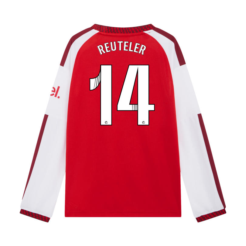 Arsenal adidas Kids 26/27 Long Sleeved Home Shirt