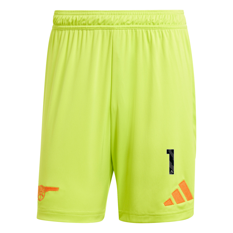Arsenal adidas 24/25 Yellow Goalkeeper Shorts