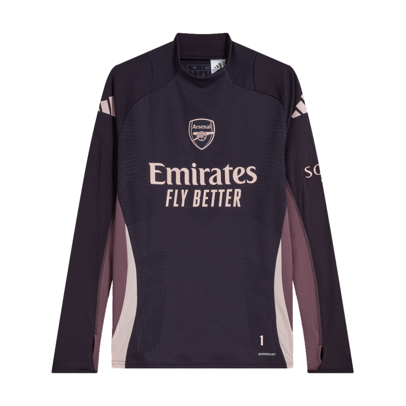 Arsenal adidas 24/25 Aurora Black Pro Training Top