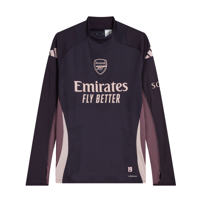 Arsenal adidas 24/25 Aurora Black Pro Training Top