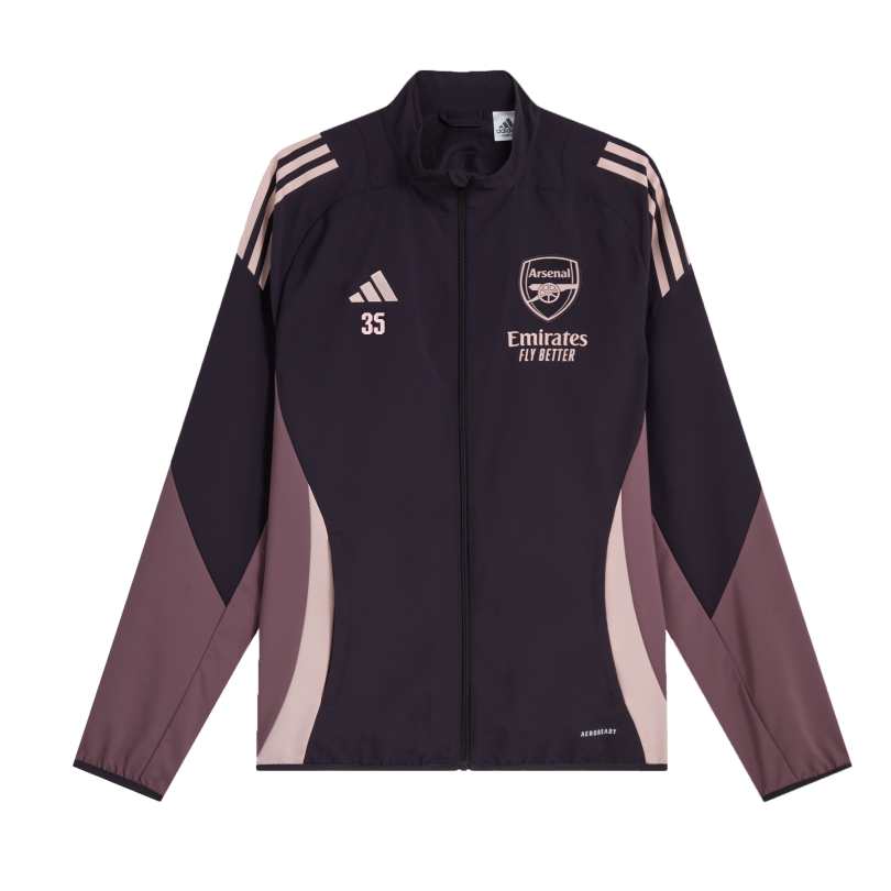 Arsenal adidas 24/25 Purple Presentation Jacket