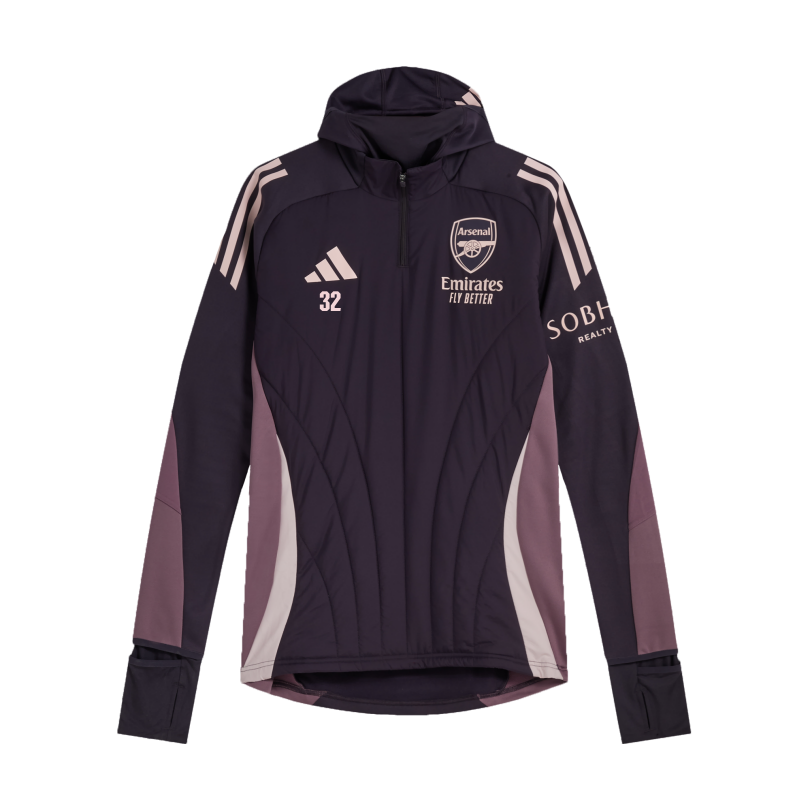 Arsenal adidas 24/25 Purple Pro Training Warm Top