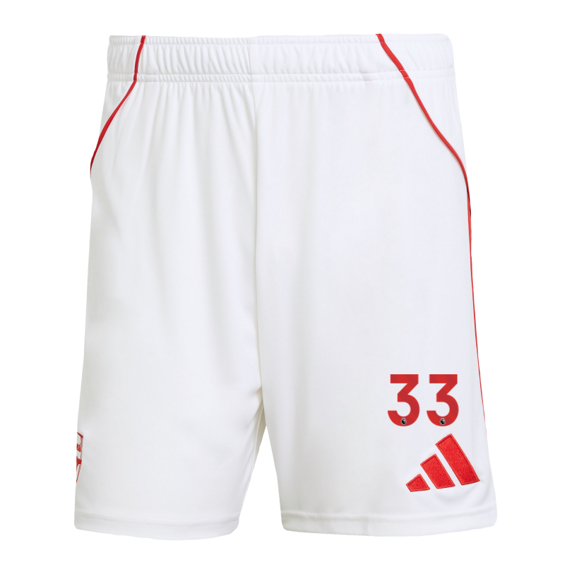 Arsenal adidas 25/26 Home Shorts