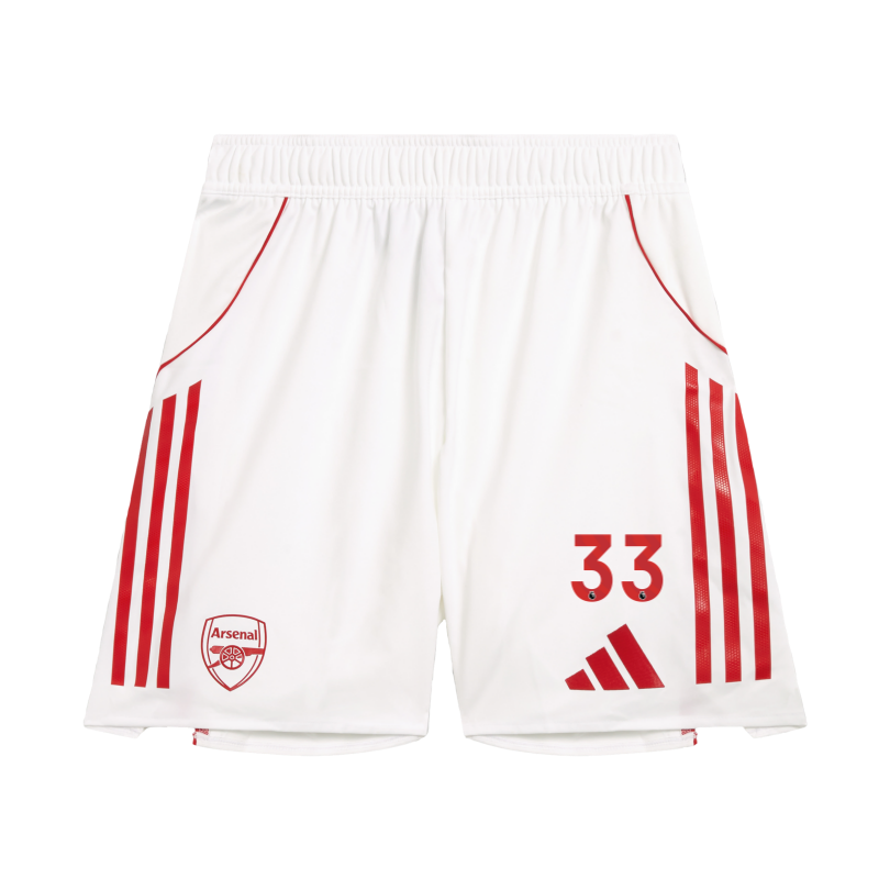 Arsenal adidas 25/26 Authentic Home Shorts