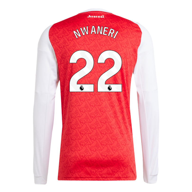 Arsenal adidas 25/26 Long Sleeved Home Shirt