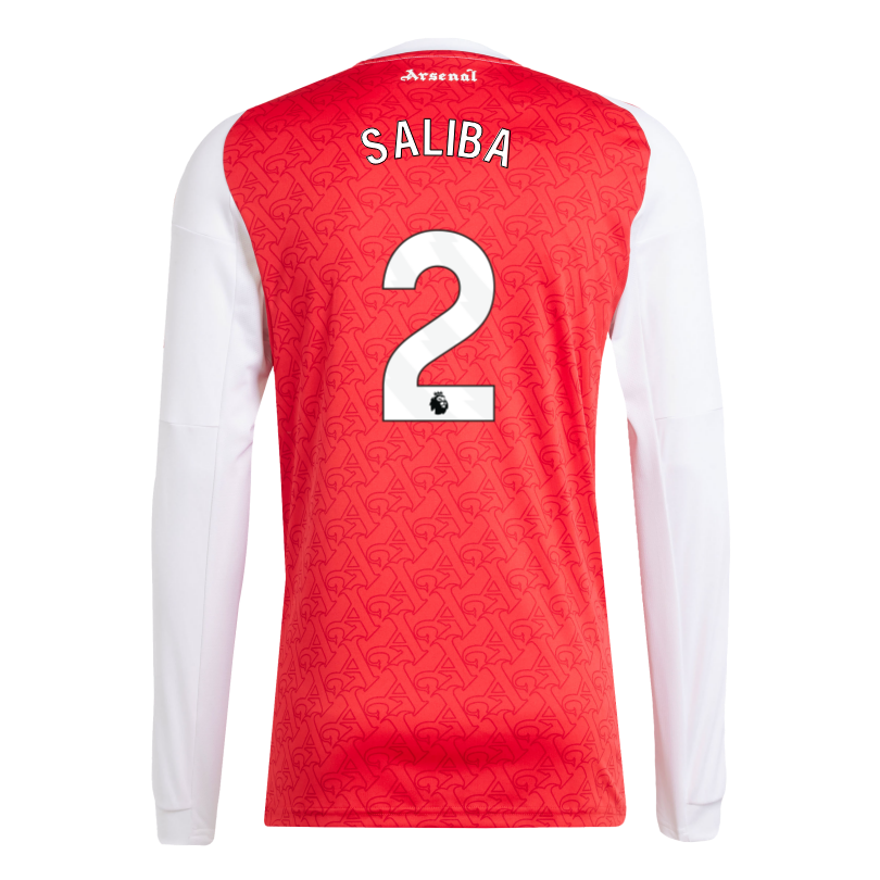 Arsenal adidas 25/26 Long Sleeved Home Shirt