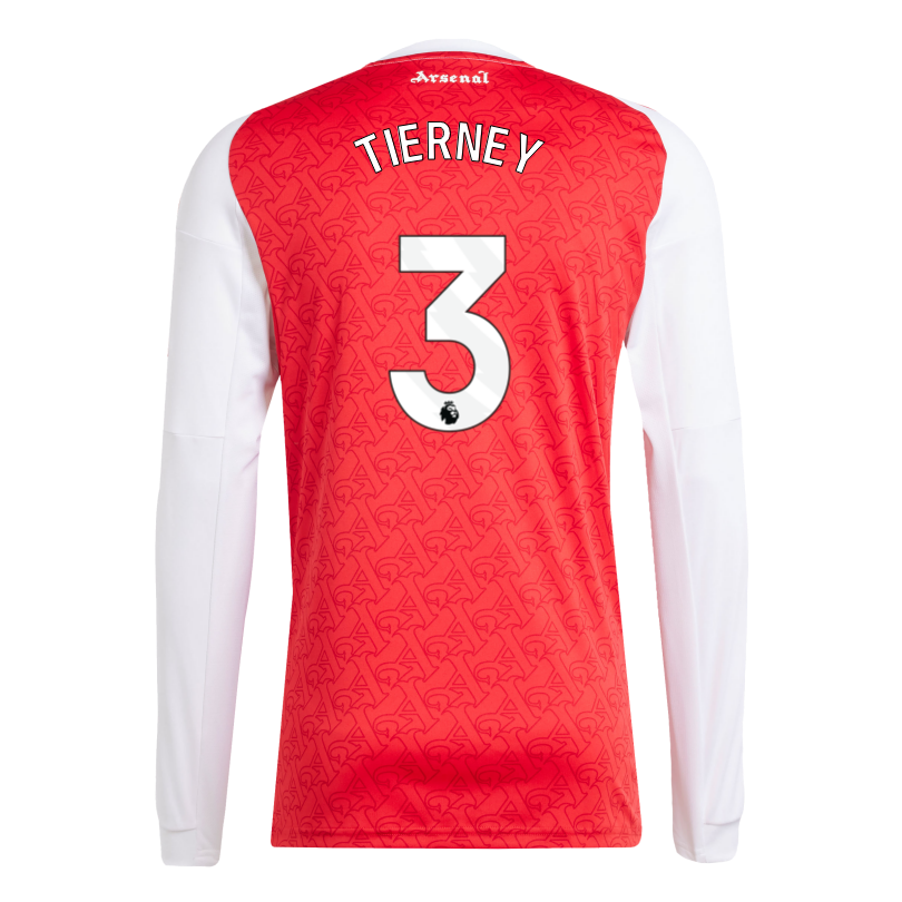Arsenal adidas 25/26 Long Sleeved Home Shirt
