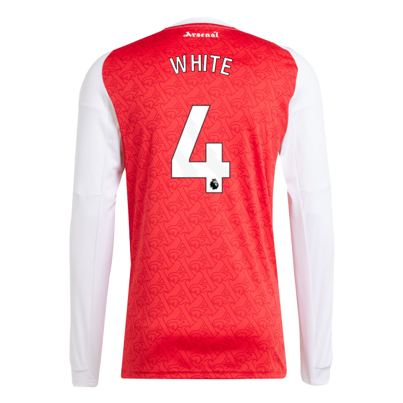 Arsenal adidas 25/26 Long Sleeved Home Shirt