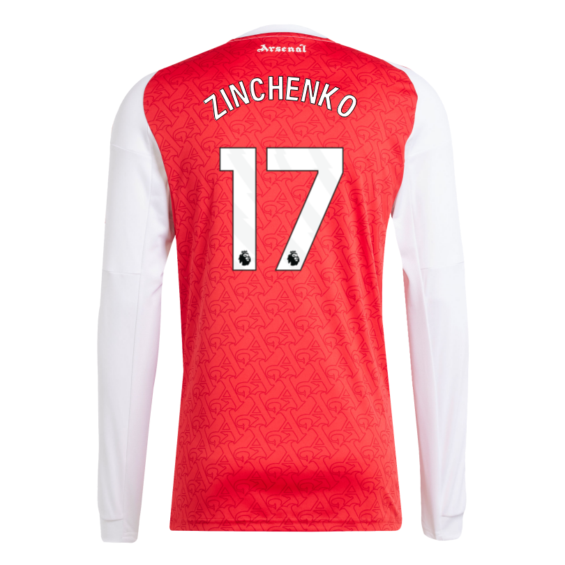 Arsenal adidas 25/26 Long Sleeved Home Shirt