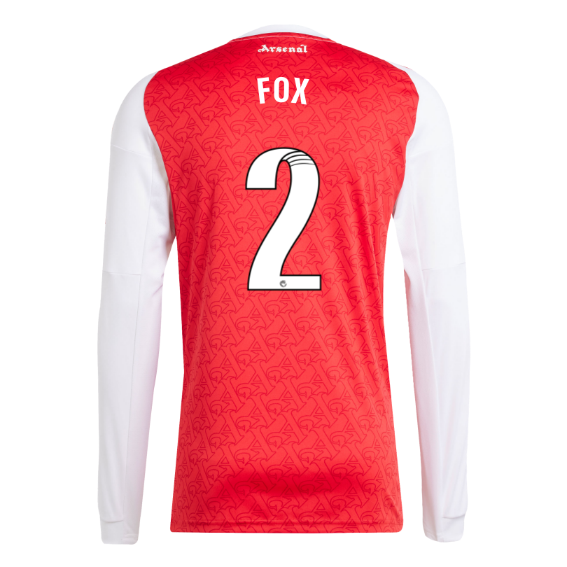 Arsenal adidas 25/26 Long Sleeved Home Shirt