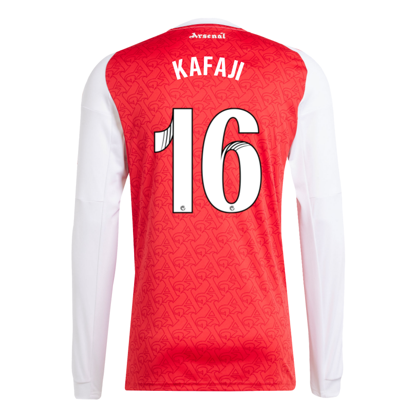 Arsenal adidas 25/26 Long Sleeved Home Shirt