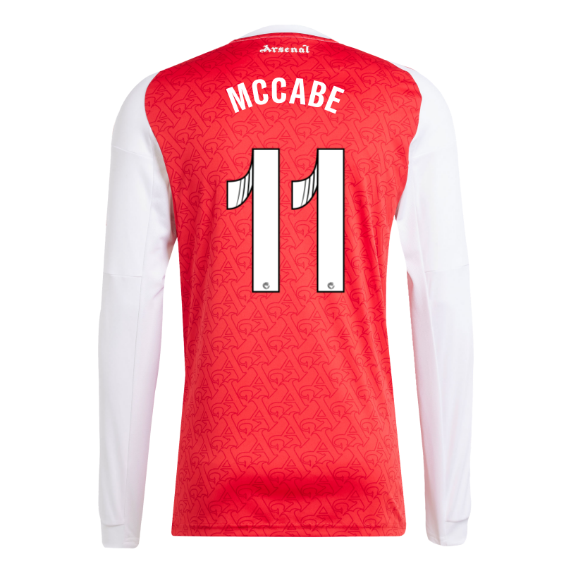 Arsenal adidas 25/26 Long Sleeved Home Shirt