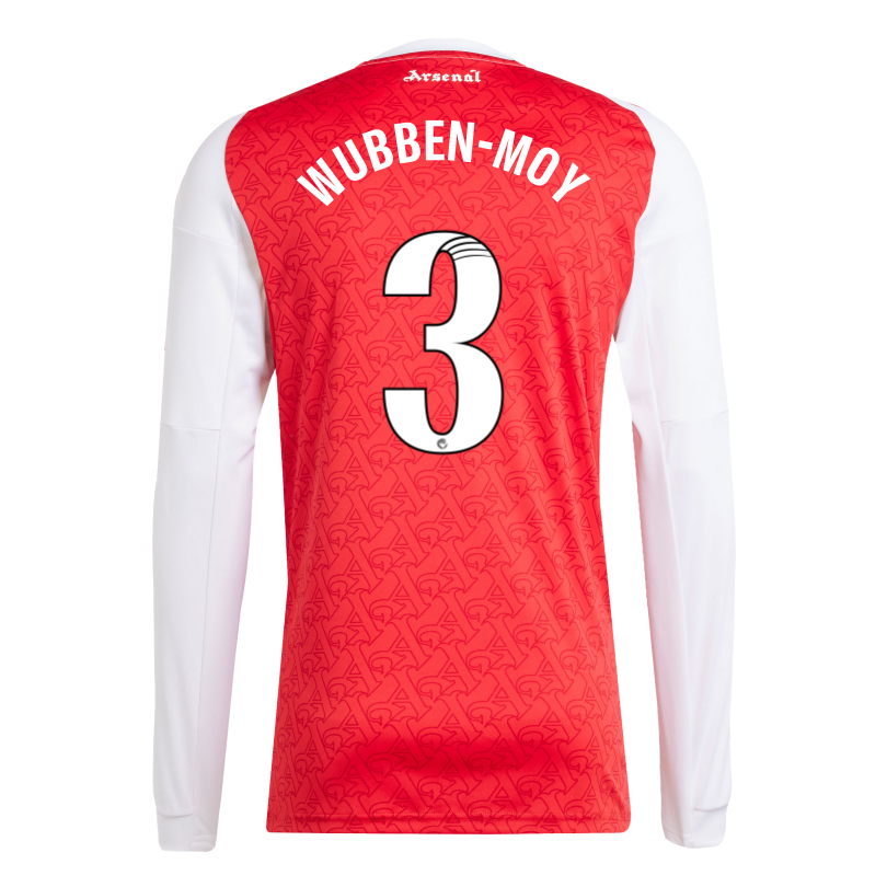 Arsenal adidas 25/26 Long Sleeved Home Shirt
