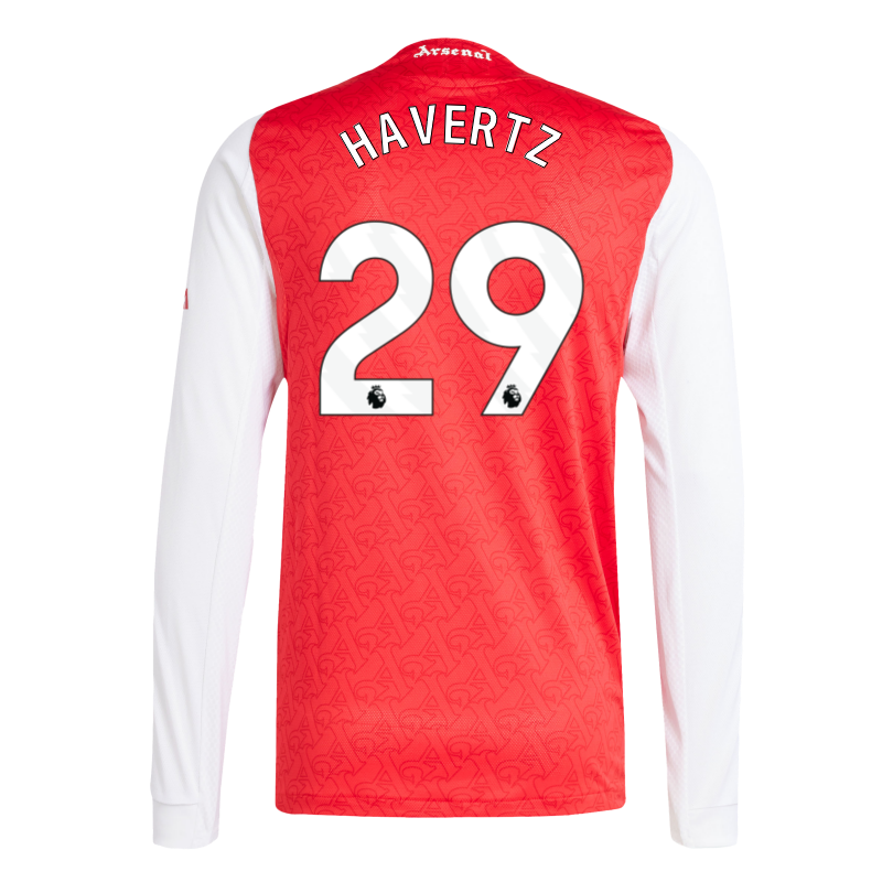 Arsenal adidas 25/26 Authentic Long Sleeved Home Shirt