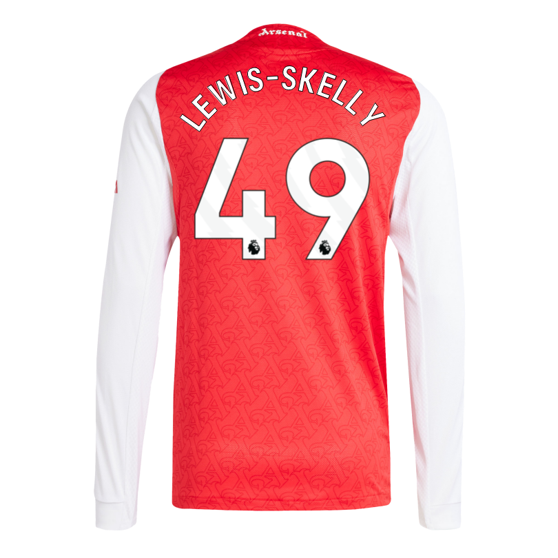 Arsenal adidas 25/26 Authentic Long Sleeved Home Shirt