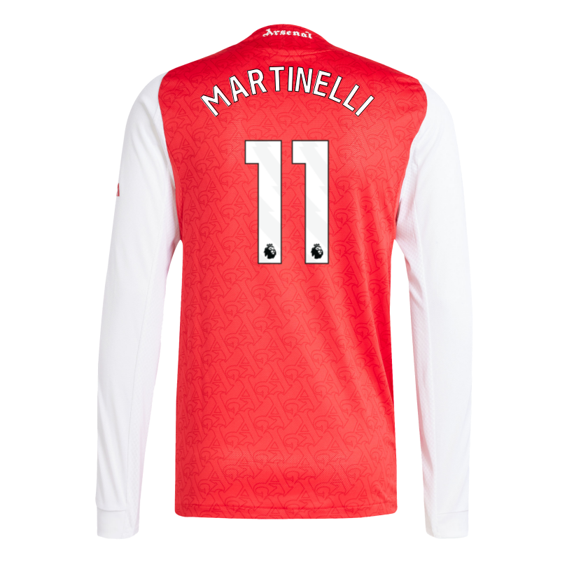 Arsenal adidas 25/26 Authentic Long Sleeved Home Shirt