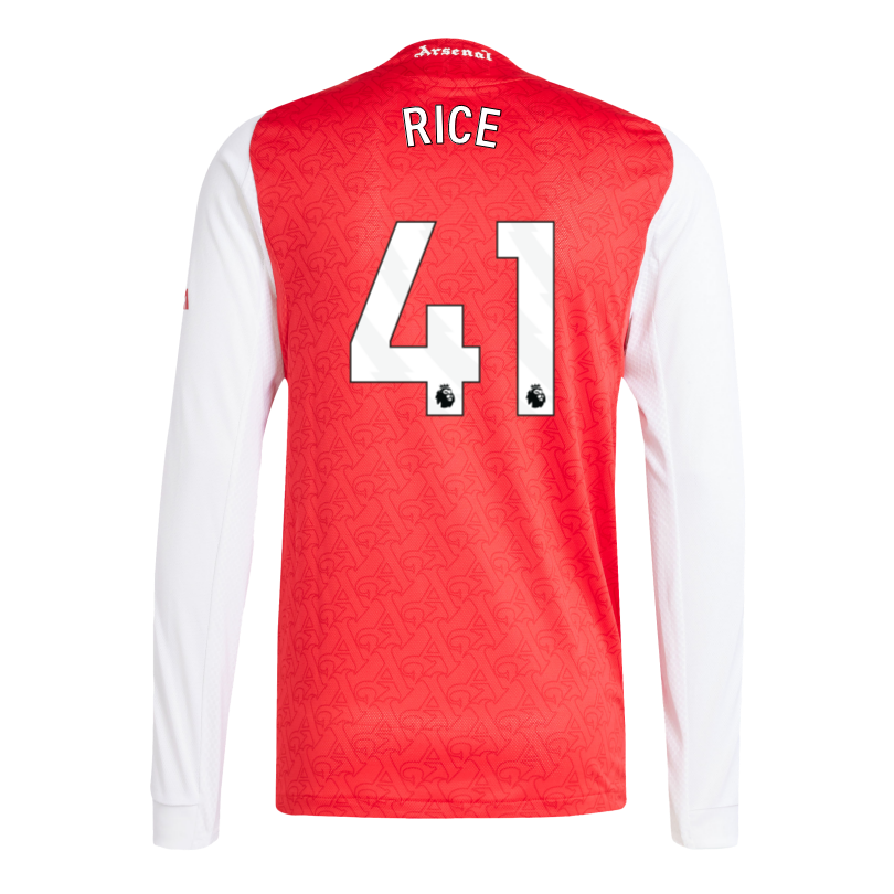 Arsenal adidas 25/26 Authentic Long Sleeved Home Shirt