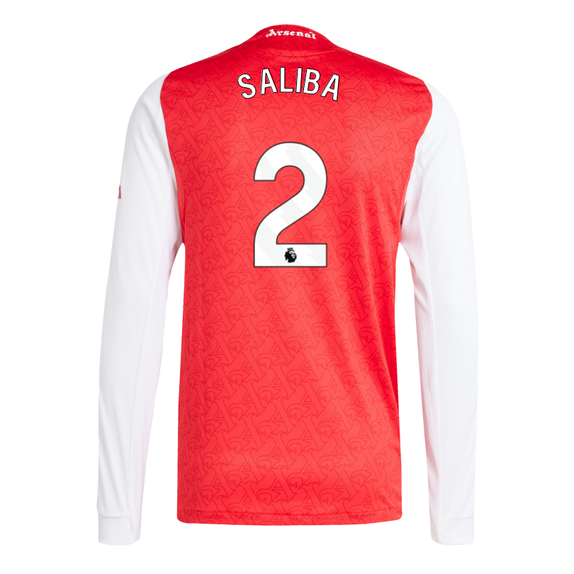 Arsenal adidas 25/26 Authentic Long Sleeved Home Shirt