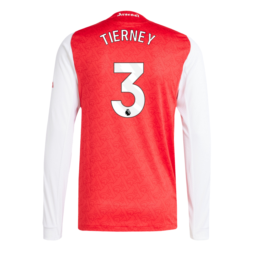 Arsenal adidas 25/26 Authentic Long Sleeved Home Shirt