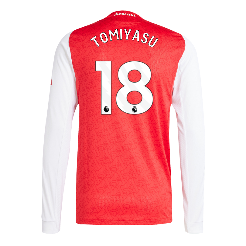 Arsenal adidas 25/26 Authentic Long Sleeved Home Shirt