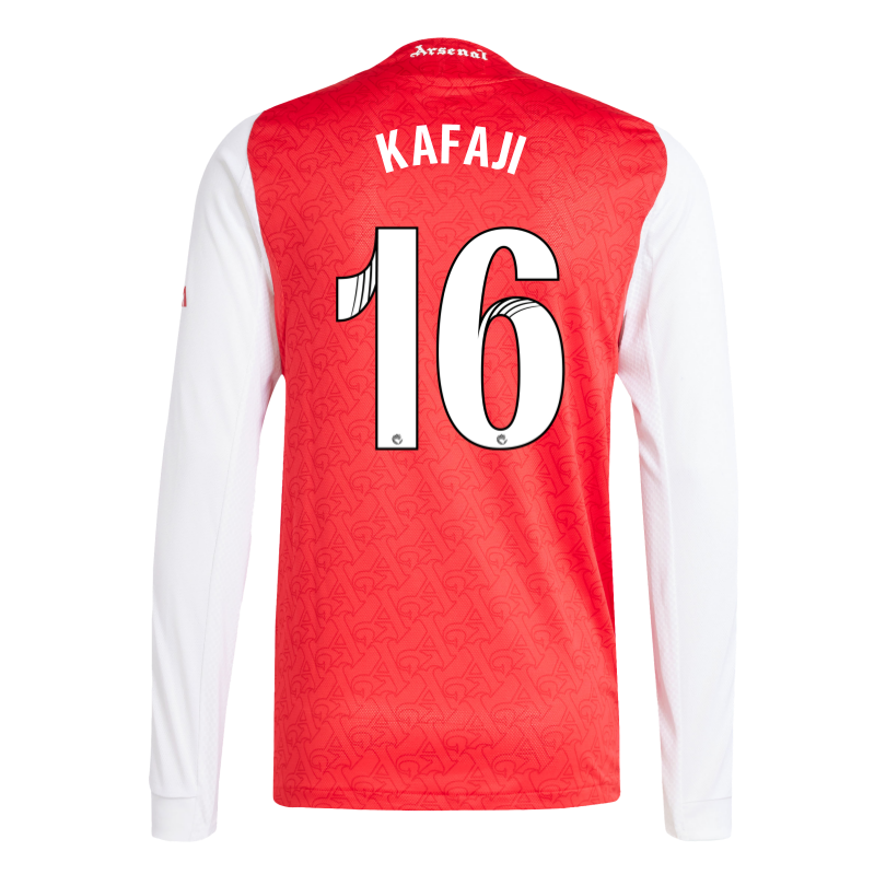 Arsenal adidas 25/26 Authentic Long Sleeved Home Shirt