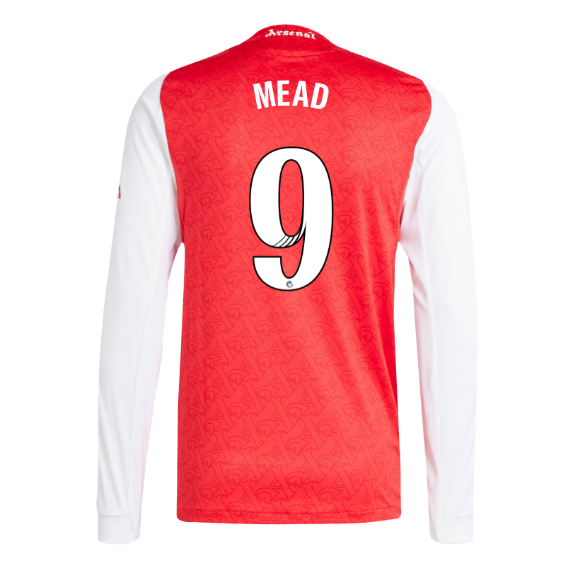 Arsenal adidas 25/26 Authentic Long Sleeved Home Shirt