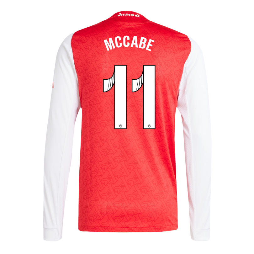 Arsenal adidas 25/26 Authentic Long Sleeved Home Shirt