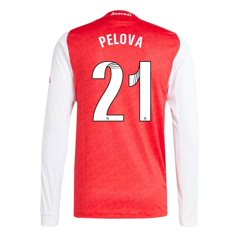 Arsenal adidas 25/26 Authentic Long Sleeved Home Shirt