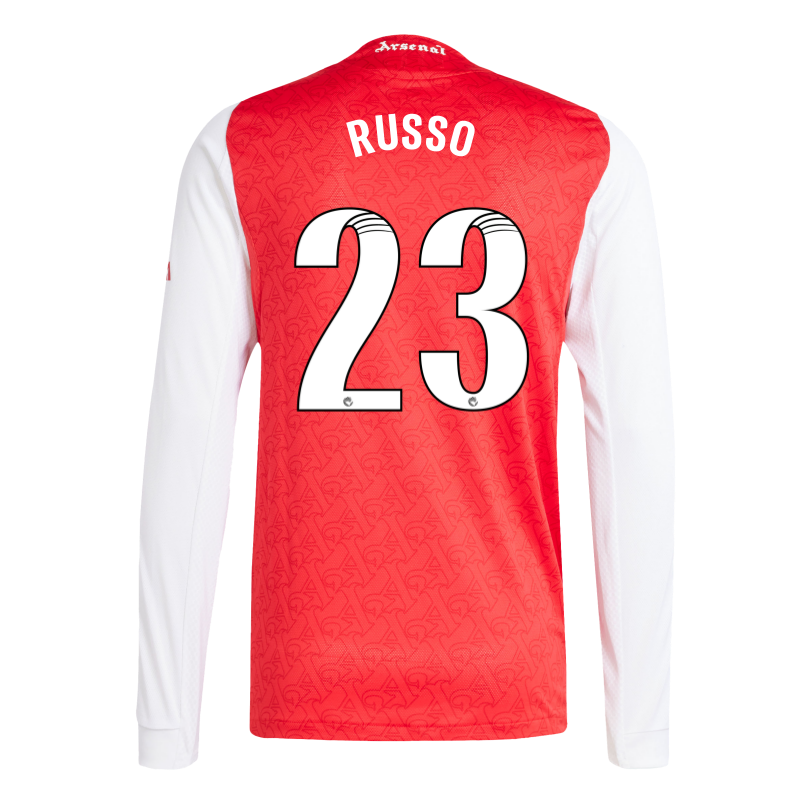 Arsenal adidas 25/26 Authentic Long Sleeved Home Shirt