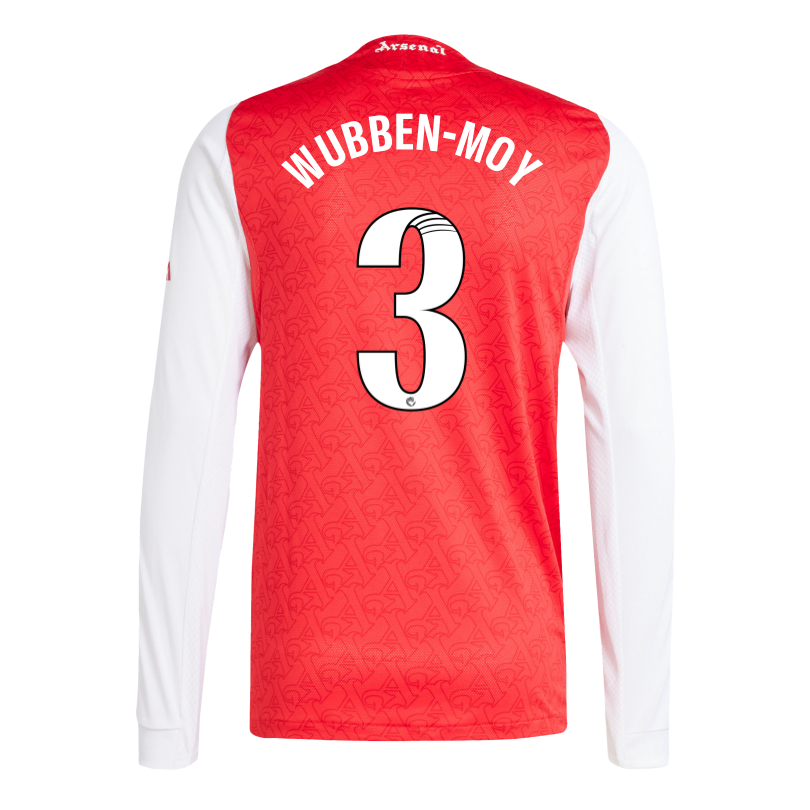 Arsenal adidas 25/26 Authentic Long Sleeved Home Shirt